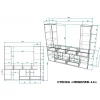 Стенка для гостиной Мебелеф-14