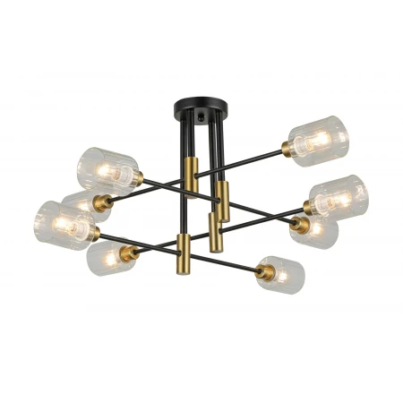 74689/8 COPPER+BLACK (1) Люстра (RL) 