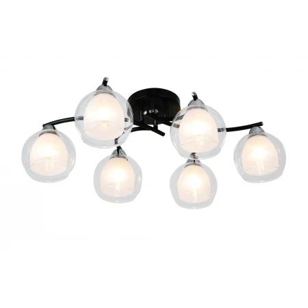 74844/6 BLACK+CHROME (1) Люстра RL 