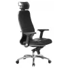 Кресло офисное KL-3.04, черный, кожа искусственная NewLeather