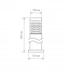 Ландшафтный светильник 1507 Techno черный IP54 Elektrostandard 1507 Techno черный