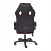 Кресло офисное Racer GT Military, бордо TW13, текстиль, экокожа