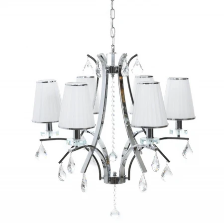 Люстра LUMINA DECO LDP 66247-6 WT+CHR Glamour