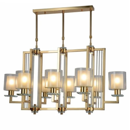 Люстра LUMINA DECO LDP 8012-8P F.GD Manhattan