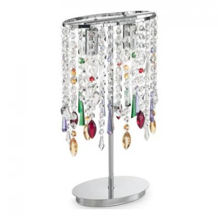 Хрустальная настольная лампа Ideal Lux RAIN TL2 COLOR
