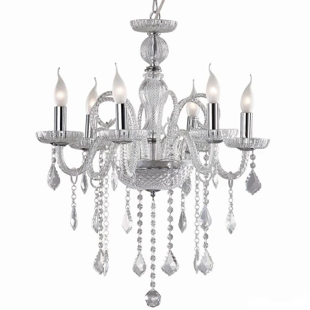 Хрустальная люстра Ideal Lux GIUDECCA SP6 TRASPARENTE GIUDECCA