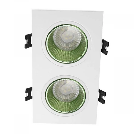 Встраиваемый светильник Denkirs DK3020WGR DK3072-WH+GR
