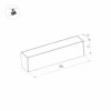 Трековый светодиодный светильник Arlight Mag-Flat-25-L800-24W Warm3000 034213 Трековый светодиодный светильник Arlight Mag-Flat-25-L800-24W Warm3000 034213