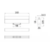 Трековый светодиодный светильник для магнитного шинопровода Maytoni Track lamps TR013-2-10W3K-W