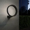 Уличный настенный светодиодный светильник Elektrostandard Ring 1710 Techno Led черный 4690389175985