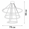 Подвесная люстра Vitaluce V04614-03/3S