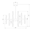 Подвесная люстра Bogates Hollis 367/9 Smart