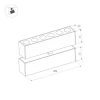 Трековый светодиодный светильник Arlight Mag-Dots-Fold-25-S200-6W Warm3000 034217