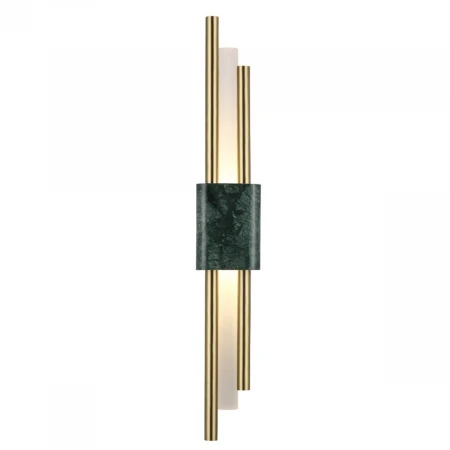 Настенный светодиодный светильник Crystal Lux CARTA AP6W LED GREEN/BRASS