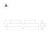 Трековый светодиодный светильник Arlight Mag-Orient-Flat-L690-24W Day4000 037913 Трековый светодиодный светильник Arlight Mag-Orient-Flat-L690-24W Day4000 037913