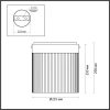 Потолочный светильник Odeon Light PILLARI 5047/20LC Потолочный светильник Odeon Light PILLARI 5047/20LC