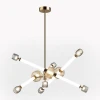 Подвесная светодиодная люстра Odeon Light Modern Kliff 5426/54CL Подвесная светодиодная люстра Odeon Light Modern Kliff 5426/54CL