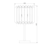 Настольная лампа Bogates Castellie 01124/3