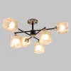 Потолочная люстра IMEX MD.4212-6-S-BK+AB Потолочная люстра IMEX MD.4212-6-S-BK+AB