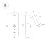 Встраиваемый светодиодный спот Arlight SP-Bed-Charge-Built-S80x230-3W Warm3000 046880