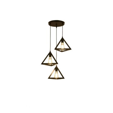 Люстра подвесная Alfa Light F3524-46 Black E27*2