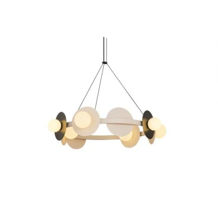 Люстра подвесная Alfa Light F3924-12 black+wh ite 9/45W9/45W D85*H12 0