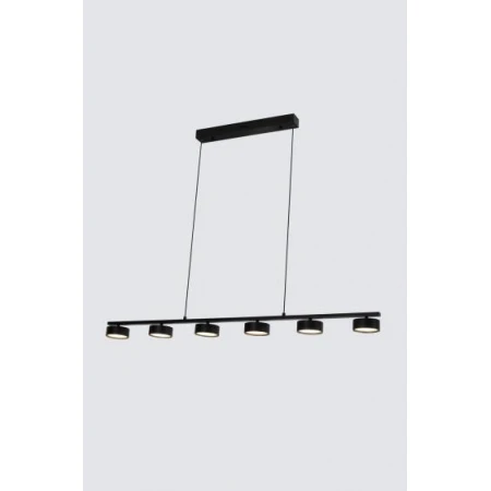 Люстра подвесная Alfa Light F3924-05 black 55W 120*10*H 120