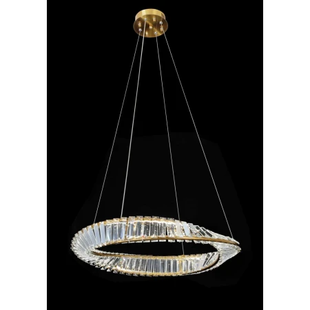 Люстра подвесная Alfa Light F4024-69 φ600 GD LED 72+72W