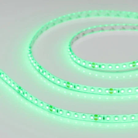 Светодиодная влагозащищенная лента Arlight 9,6W/m 120LED/m 2835SMD зеленый 5M 016510(2)
