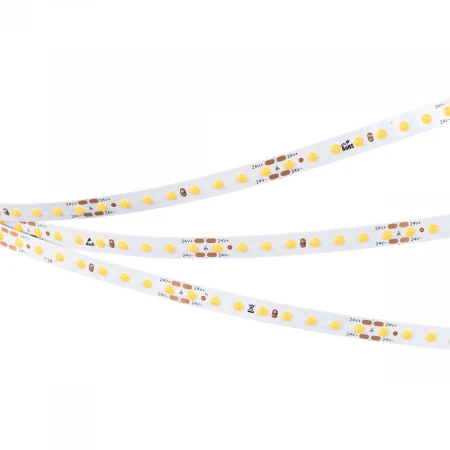 Светодиодная лента Arlight 11W/m 128Led/m DOT теплый белый 5M DOT-X128-8mm 24V Warm3000 040235