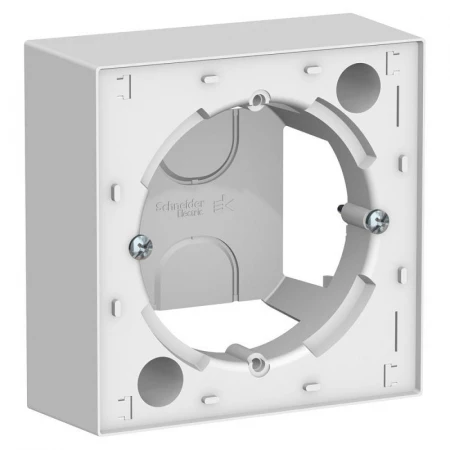 Коробка для наружного монтажа Systeme Electric AtlasDesign белая ATN000100