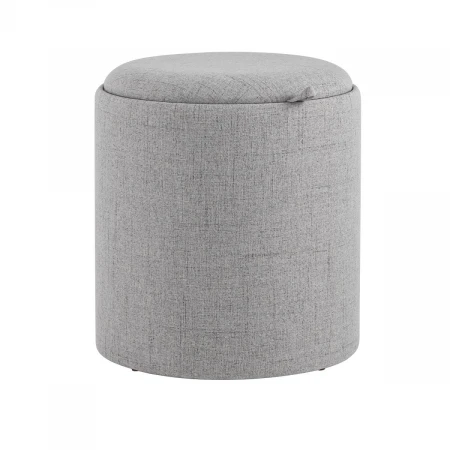 Пуф с ящиком Stool Group Хюгге S рогожка серая 19B260LS Y13-8