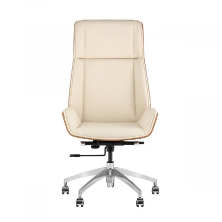 Кресло руководителя TopChairs Crown SN A312 8383-1 walnut back