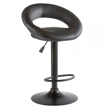 Стул барный DOBRIN MIRA BLACK (чёрный) 5001_BlackBase-LM MIRA BLACK