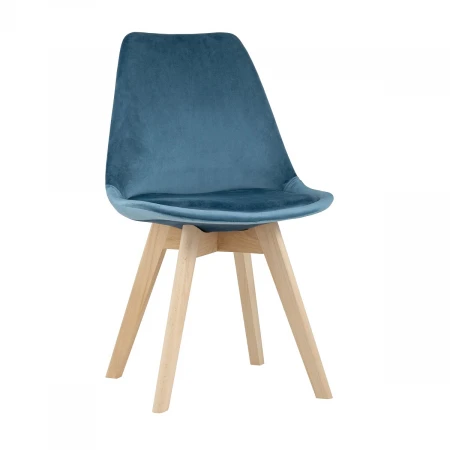 Кухонный стул Stool Group FRANKFURT велюр синий Y863 velvet dark blue