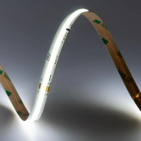 Лента светодиодная ELFLED 480COB диодов, 24В, 5м, ширина 4мм, белый 6500-7000К ELFLED-480COB-4-w6K-24