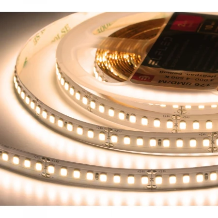 Лента светодиодная ELFLED PRO140, 176/м (2835), 24В, 16Вт/м, 30м, белый теплый 2800-3300К ELFLED-24176-PRO140ww30 Лента светодиодная ELFLED PRO140, 176/м (2835), 24В, 16Вт/м, 30м, белый теплый 2800-3300К ELFLED-24176-PRO140ww30