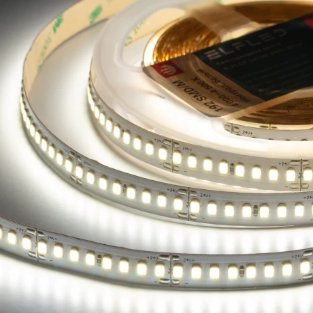 Лента светодиодная ELFLED PRO140, 192/м (2835), 24В, 18Вт/м, 5м, белый нейтральный 4000-4500К ELFLED-24192-PRO140nw Лента светодиодная ELFLED PRO140, 192/м (2835), 24В, 18Вт/м, 5м, белый нейтральный 4000-4500К ELFLED-24192-PRO140nw