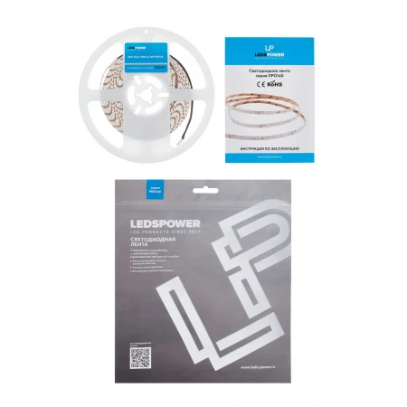 Светодиодная лента LEDS POWER 2835 64/м (6Вт/м) 24В холодная, серия ПРО140 005133