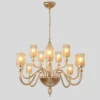 Подвесная люстра Crystal Lux SILVESTRO SP12 AMBER