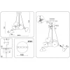 Подвесная люстра Ambrella light High Light LH15003