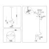Подвесной светильник Ambrella light High Light LH15001
