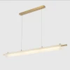 Подвесной светодиодный светильник Crystal Lux Tunnel SP40 Led Brass