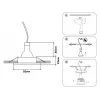 Встраиваемый светильник Ambrella Light Techno Spot Standard Tech TN102721