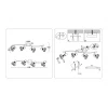 Настенно-потолочный спот Ambrella light TRADITIONAL TR8658