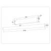 Трековый светодиодный светильник Ambrella Light Track System Magnetic 220V GL1361