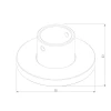 Крепление напольно-потолочное Elektrostandard Mini Magnetic 85203/00 a067291 Крепление напольно-потолочное Elektrostandard Mini Magnetic 85203/00 a067291