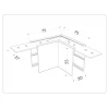 Коннектор L-образный Ambrella Light Track System Magnetic 220V GL1031