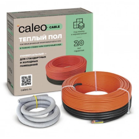 Нагревательная секция для теплого пола CALEO CABLE 18W-50, 6,9 м2