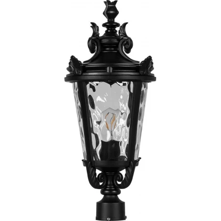 Светильник садово-парковый Feron PL4003 круглый на столб 60W 230V E27, черный